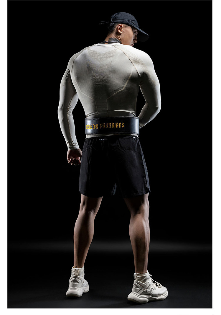 Monster Guardians Плетеный быстросохнущий спортивный лонгслив для спортзала для тренировок, в обтяжку 