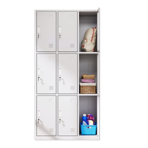Stainless steel locker staff locker locker iron gym bag storage shoe cabinet staff dormitory locker locker