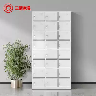 Three arrows 24-door locker tin cabinet Employee cabinet Factory dormitory with lock shoe cabinet Bowl and plate cabinet storage cabinet Storage cabinet