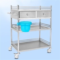 Stainless Steel Hospital Surgery Car Holder Medical Trolley Beauty Salon Nursing Mobile Wheeled Physiotherapy Clinic