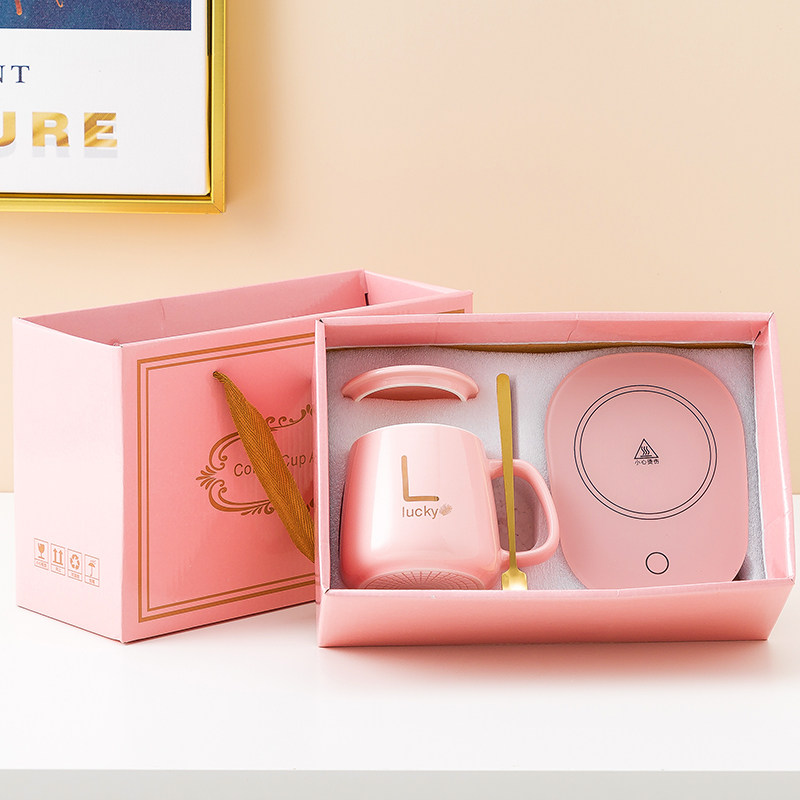 Warm cup constant temperature cup 55 degrees ℃ pad heating water cup automatic cup office milk electric heating office coaster