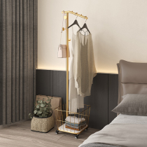 Nordic ins bedroom clothing hat holder floor removable home room modern light lavish Easy small hanging clothes hanger