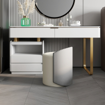 Dresser stool bedroom minimalist modern small family type ins with backrest chair light lavish home mesh red makeup stool