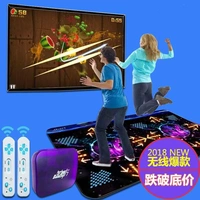 Nhật Bản mua khách sạn trẻ em kết nối yoga mat mat nhảy đơn nhạc HD cho bé chạy TV - Dance pad thảm nhảy kèm tay cầm điều khiển từ xa