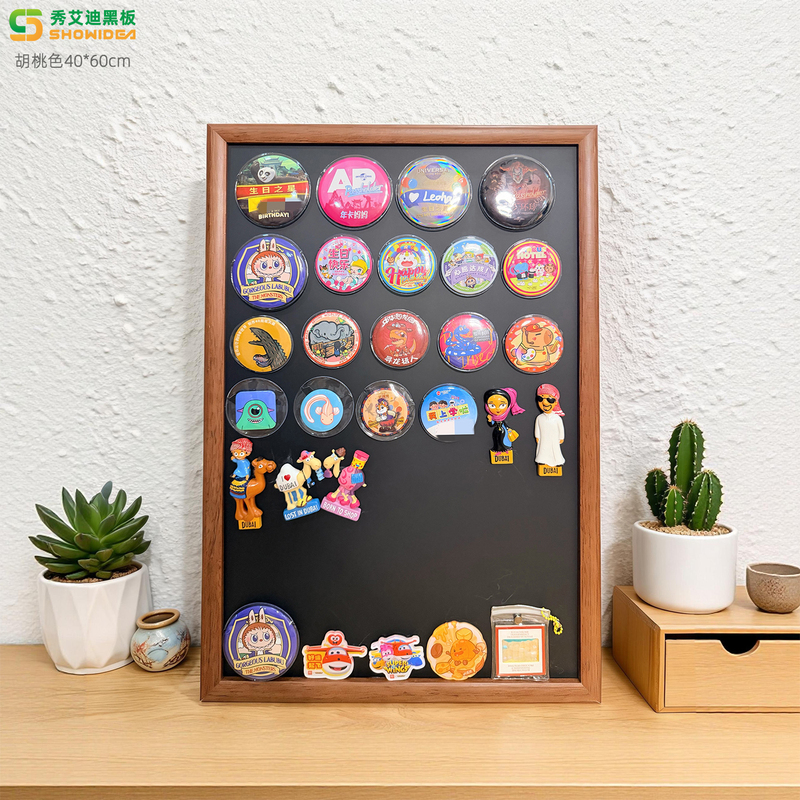 Magnetic Board Hanging Small Blackboard Refrigerator Magnet Display Board Magnetic Item Display Rack Creative Home Electricity Meter Box Decoration