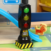 Simulation traffic light toy traffic light model road sign card kindergarten children teaching aids with sound