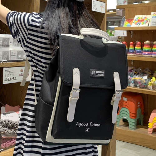 Свежий ранец, сумка через плечо, брендовый японский рюкзак, для средней школы, подходит для подростков, подходит для студента