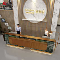 Company front desk hotel service desk sales department front desk lobby counter reception desk consultation bar cashier desk customization