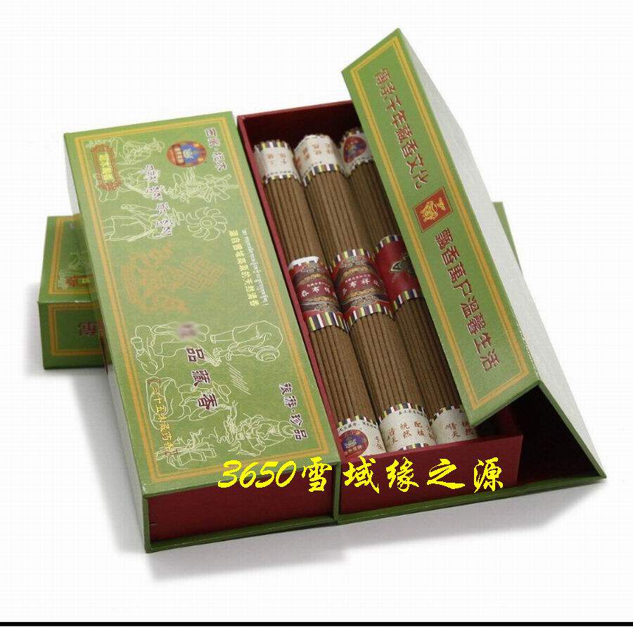 Tibetan old incense workshop natural handmade Tibetan incense Three-fifteen-taste Tibetan medicine fragrant about 180 home Liver incense full 2