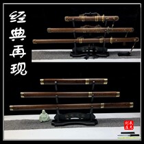 Longquan City Integrated Short Knife Sword Anti-Body Town Residence Collection Treasure Sword Hand Manganese Steel Tang Cross Knife Sword Cold Weapon Unopened Blade