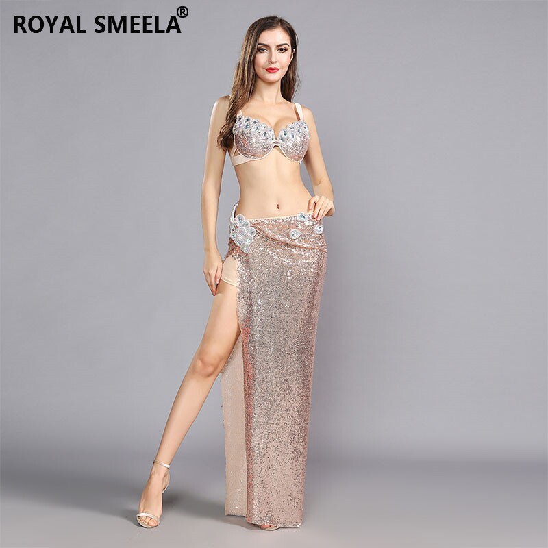 Belly dance with a 2022 spring summer new long dress suit Sexy performance outfit upscale oriental dance dance suit