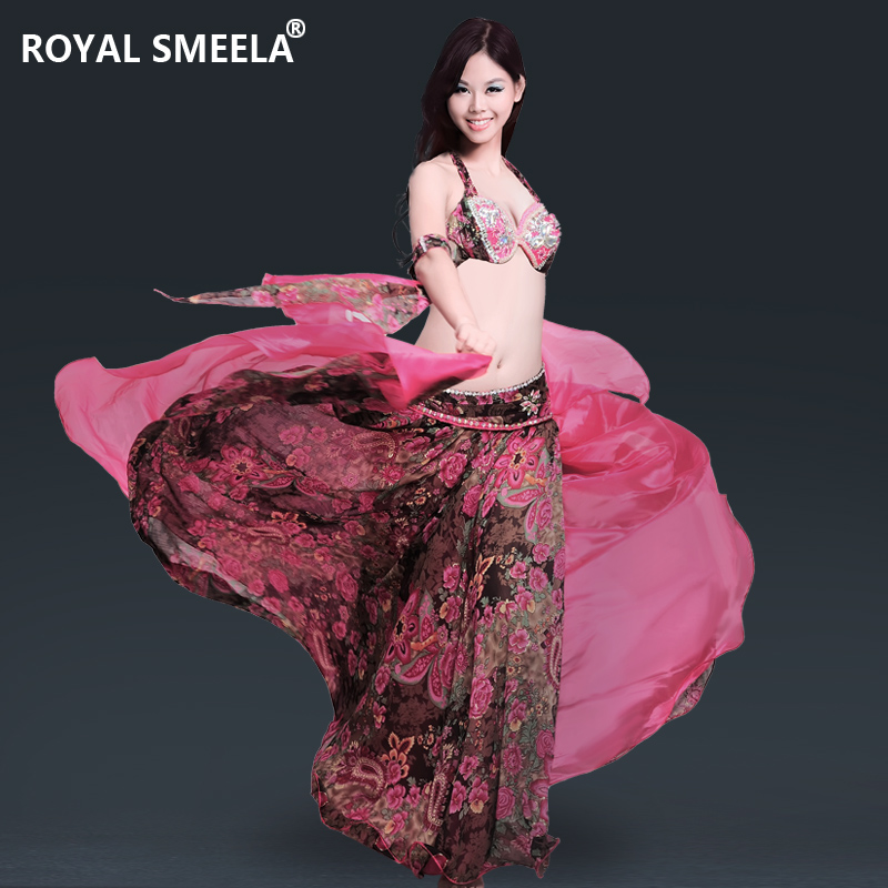 Belly Leather Dance 2023 New Suit Spring Oriental Dress Rehearsal Dress Out of Sexy Dance Costume Women Upscale Performance Suit 