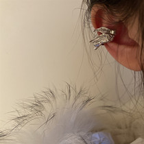 Lou haha] ins cold wind bird ear bone clip without ear piercing earrings Feiyan Korea cool personality earrings female