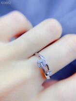 White 18K Gold Courting Wedding Diamond Ring Naked Diamond Jewellery Custom Platinum South Africa Real Diamond Ring Girl