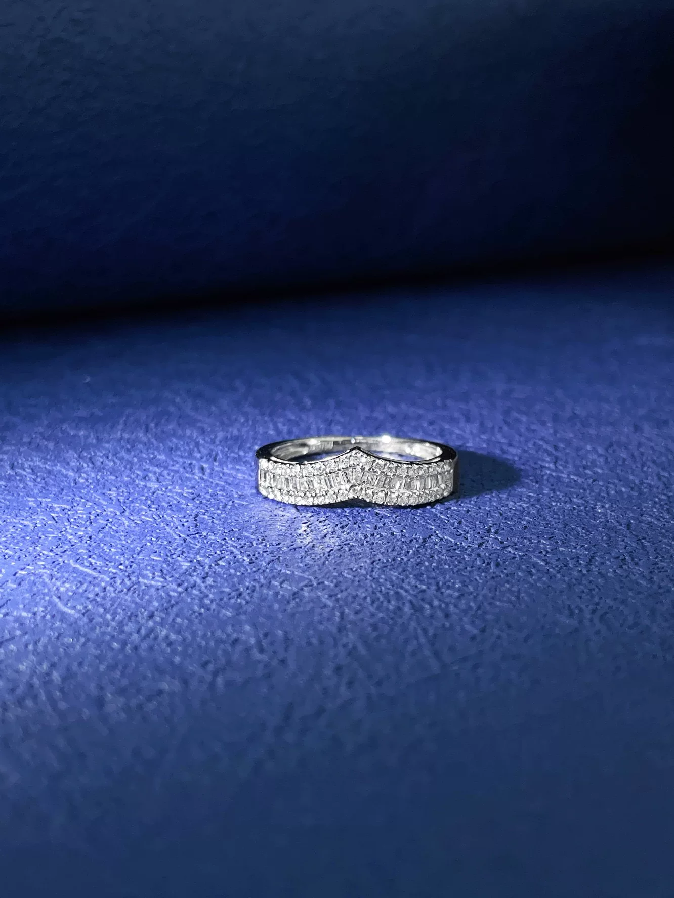 Д Diamond, платиновое обручальное кольцо, 18 карат белого золота, изготовлено на заказ