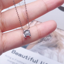 White 18K Gold 30 Effect Car Flower Display Big Bull Head Diamond Pendant Diamond Necklace Nude Drill Diamond Ring Custom