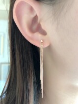 18K Gold Wedding Diamond Earrings Diamond Earrings Diamond Earrings Diamond Earrings Real Drill Naked Drill Ring Designation