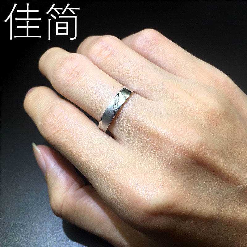 18K Gold Begging for Marriage Men's Diamond Ring Men's Ring Loose Diamond Customized Platinum 1 Carat Real Diamond Ring Men