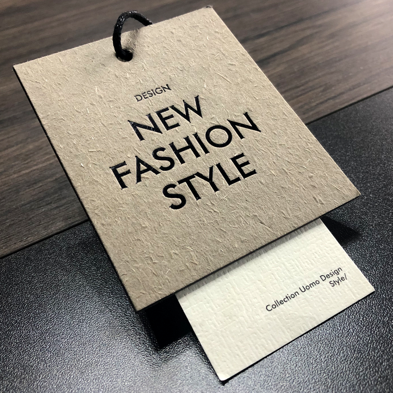 Popular Clothing Pendant Set To Make Thickened Clothes Trademark Order to Hot Black Gold Listing to Label Card of Cards Print