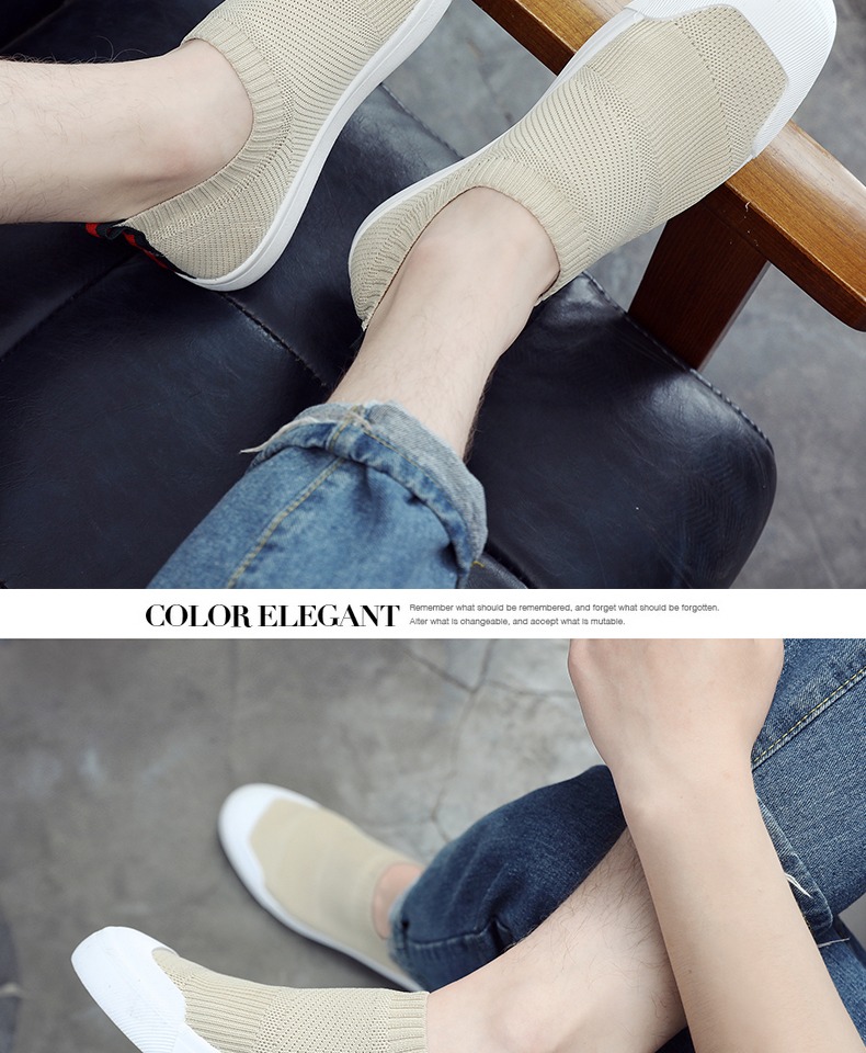 2019 mới mùa thu giày đế bệt đế thấp phiên bản Hàn Quốc của xu hướng giày nam hoang dã một đôi giày lười - Plimsolls giày thể thao trắng