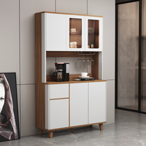 Nordic Dining Side Cabinet Modern Minima integrated by wall Home Living room Shelf High Cuisine Kitchen Cupboards Restaurant Storage Wine Cabinet
