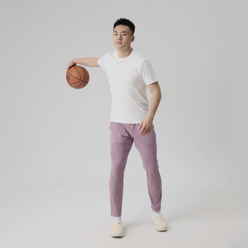 Drakcle Boo Meng Borong Slim-Fit Sports Fitness Yoga Training Pants Breathable High-Elastic Quick-Drying Sports Trousers