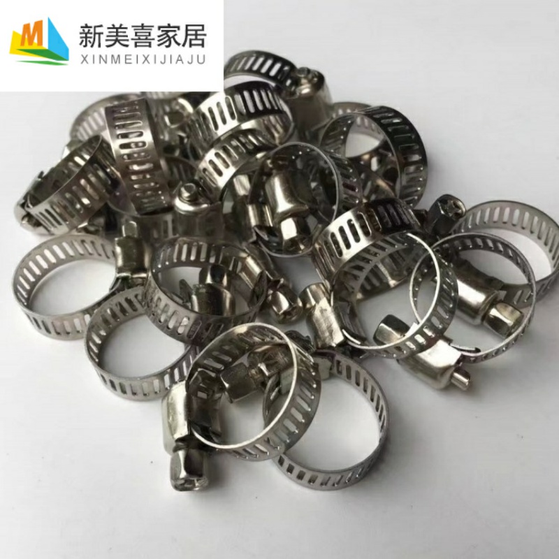 Throat hoop adjustable stainless steel pipe hoop water pipe fixed diameter 8 12 10 10 13 13 19 25mm fastening