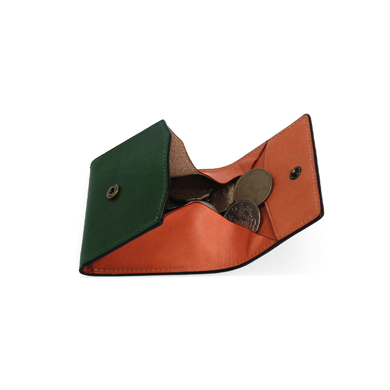 Japan-ROK Original Coin Bag Men's Head Layer Cow Leather Mini Collision Dispersion Money Bag Cute Jewelry Bag Women Genuine Leather collection bag