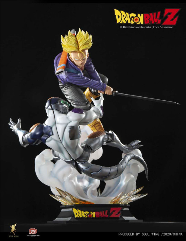 [in Stock] Elf Society Trunks Vs Mechanical Frieza Official Model Statue [Man Mi Fang]