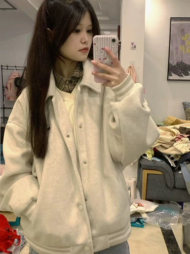 Ретро бейсбольная форма, осенняя сексуальная куртка, в американском стиле, подходит для подростков