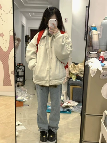 Ретро бейсбольная форма, осенняя сексуальная куртка, в американском стиле, подходит для подростков