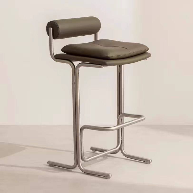 Bauhaus Bar Stool, Vintage Home-Use High Stool, Designer Creative Bar Chair, High-End Island Stool, Vintage Bar Stool