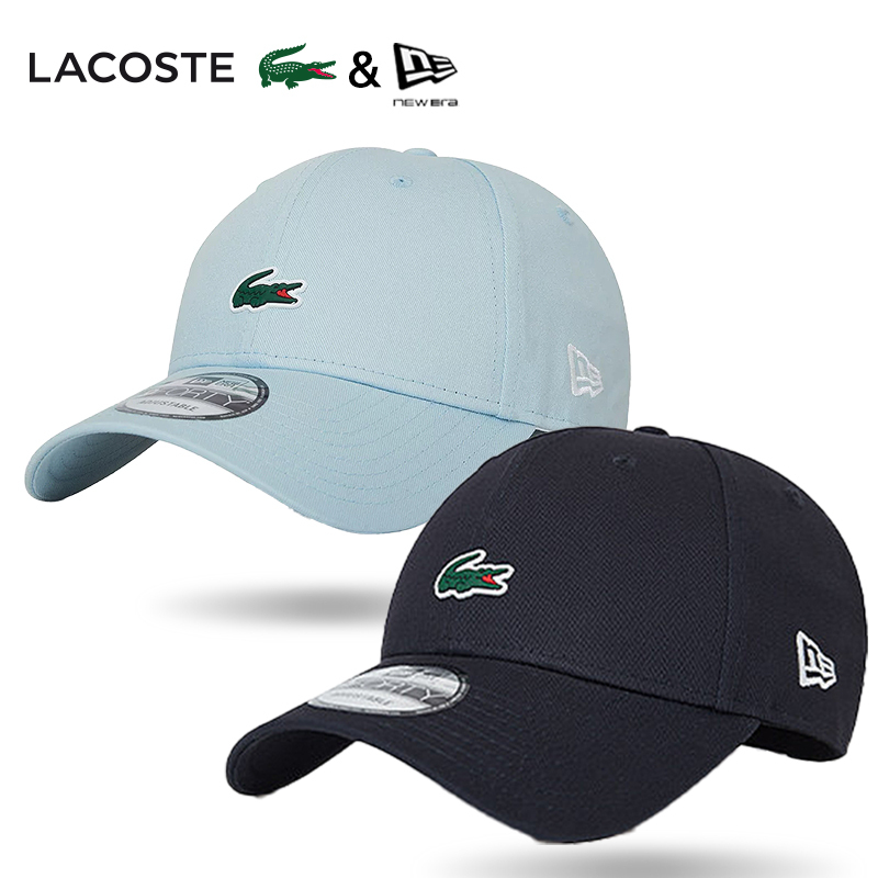 Lacoste French Crocodile & New Era New Collaboration Logo Baseball Cap Tennis Golf Sports Cap