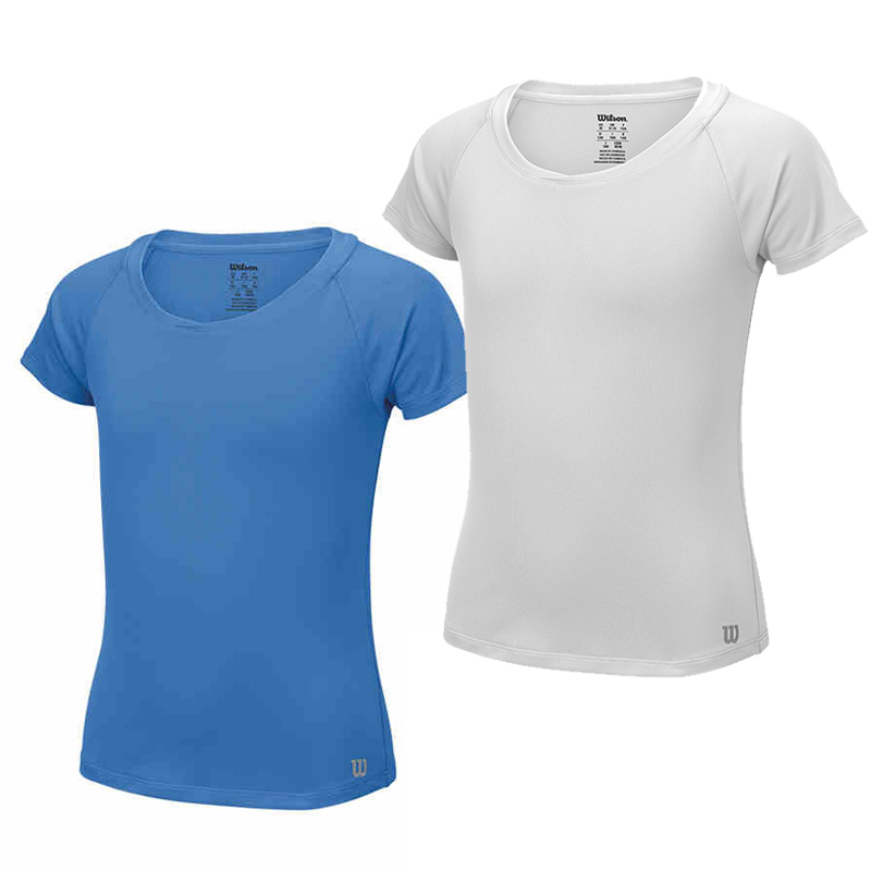 Wilson Wilson Children's Clothing Youth Tennis Clothing Women's T-Shirt g Core Cap