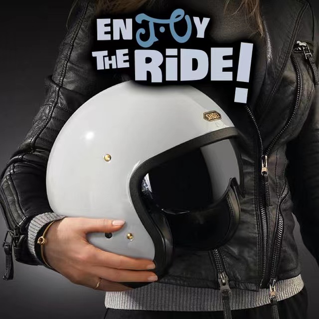 Japan SHOEI JO built-in lenses 3 4 helmets moto-locomotive Harley riding retro half helmet safety helmet