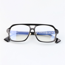 Retro Japanese Celluloid Near Vision Mirror male face double beam black tide frame frame frame manual frame 10148