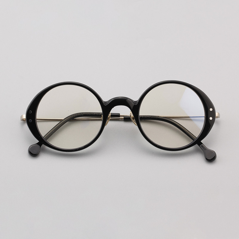 Personality elliptical glasses frame myopia glasses with proximity glasses round frame 10125