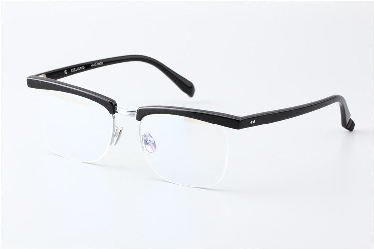 Matching Eye Nearsightedness Men's Retro Handmade Eye Frames Nearsightedness Male transparent frame Spectacle frame can be matched with high myopia 1213