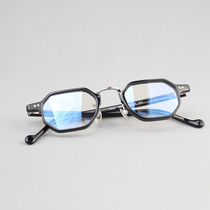 Zhongjin polygon glasses frame retro frame glasses mens glasses frame handmade plate glasses frame male tide 1101
