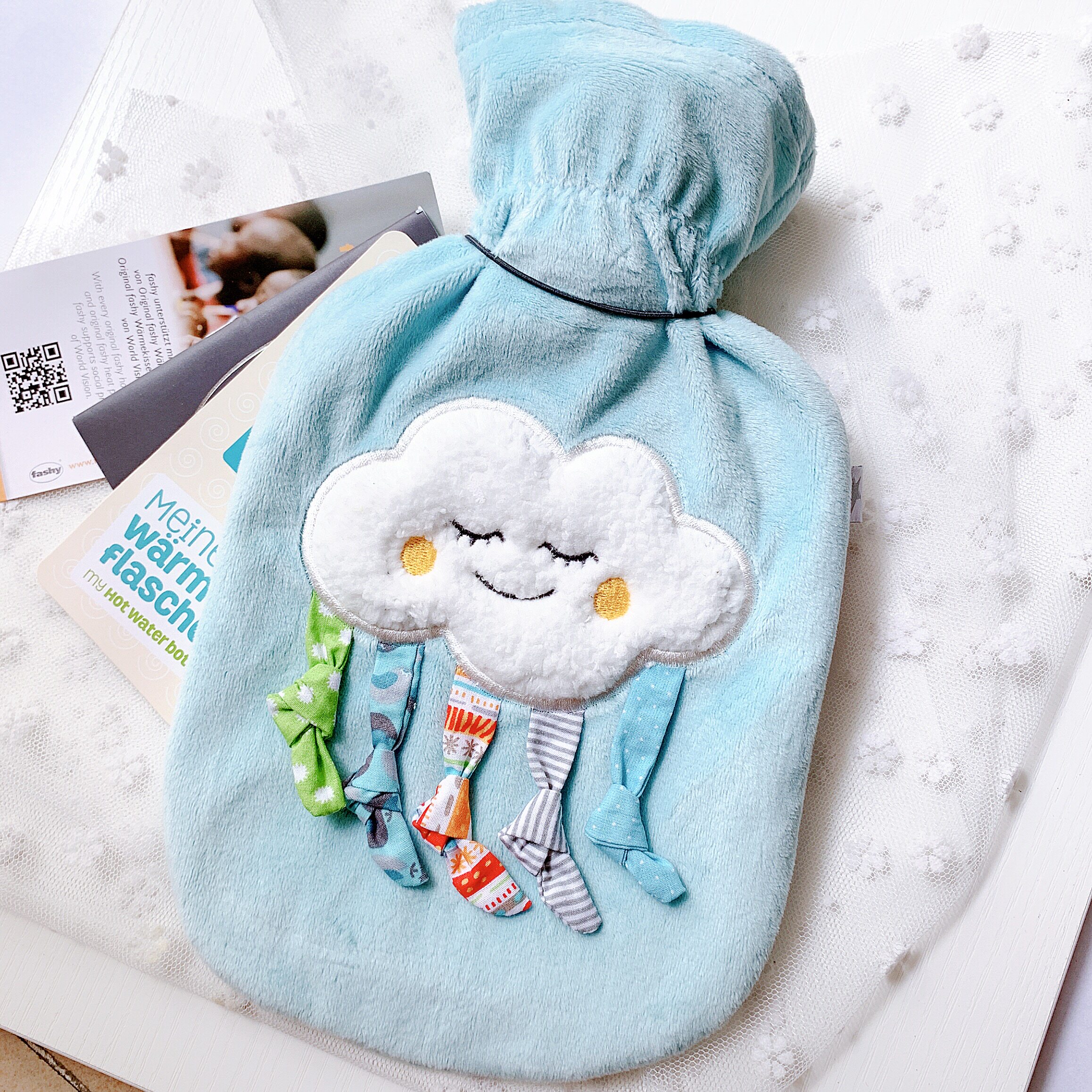 German original fashion fashy children small number of hot water bags filled with water warm water bags water injection plush jacket baby mini-proof