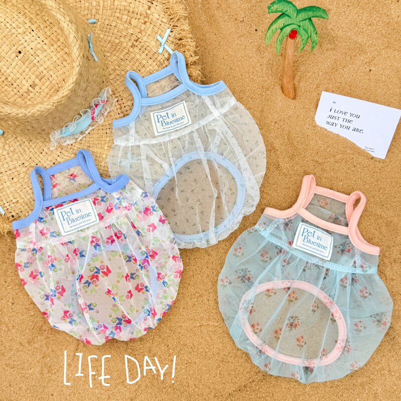 Summer Beach and Sea ~ Dog Clothes, Sun Protection Clothing, Teddy, Bichon, Pomeranian, Thin Sling, Cat Dress, Breathable Mesh Summer Beach and Sea ~ Dog Clothes, Sun Protection Clothing, Teddy, Bichon, Pomeranian, Thin Sling, Cat Dress, Breathable Mesh
