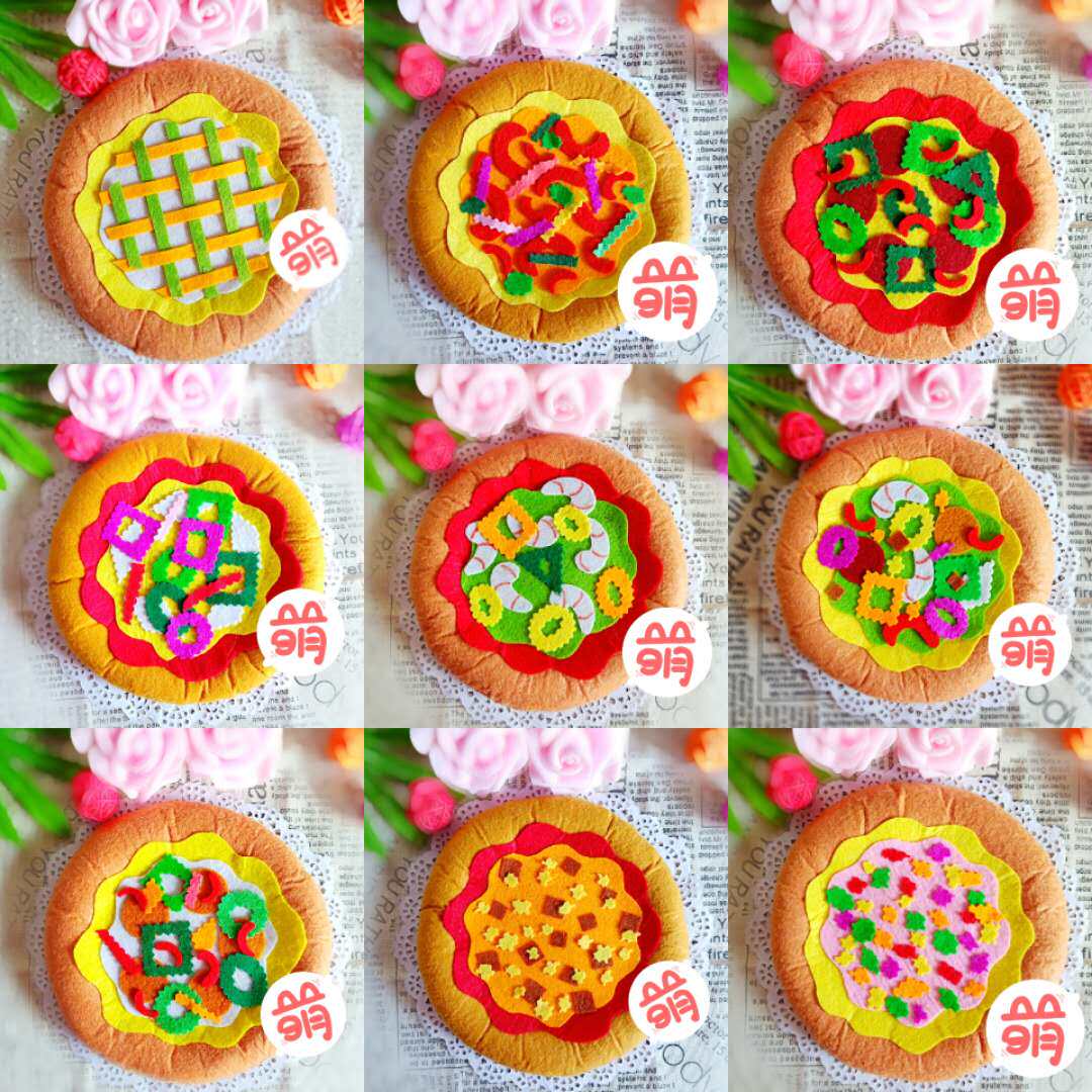 With 39 yuan non - woven handicraft pizza pizza chips - simulation food for home Western food