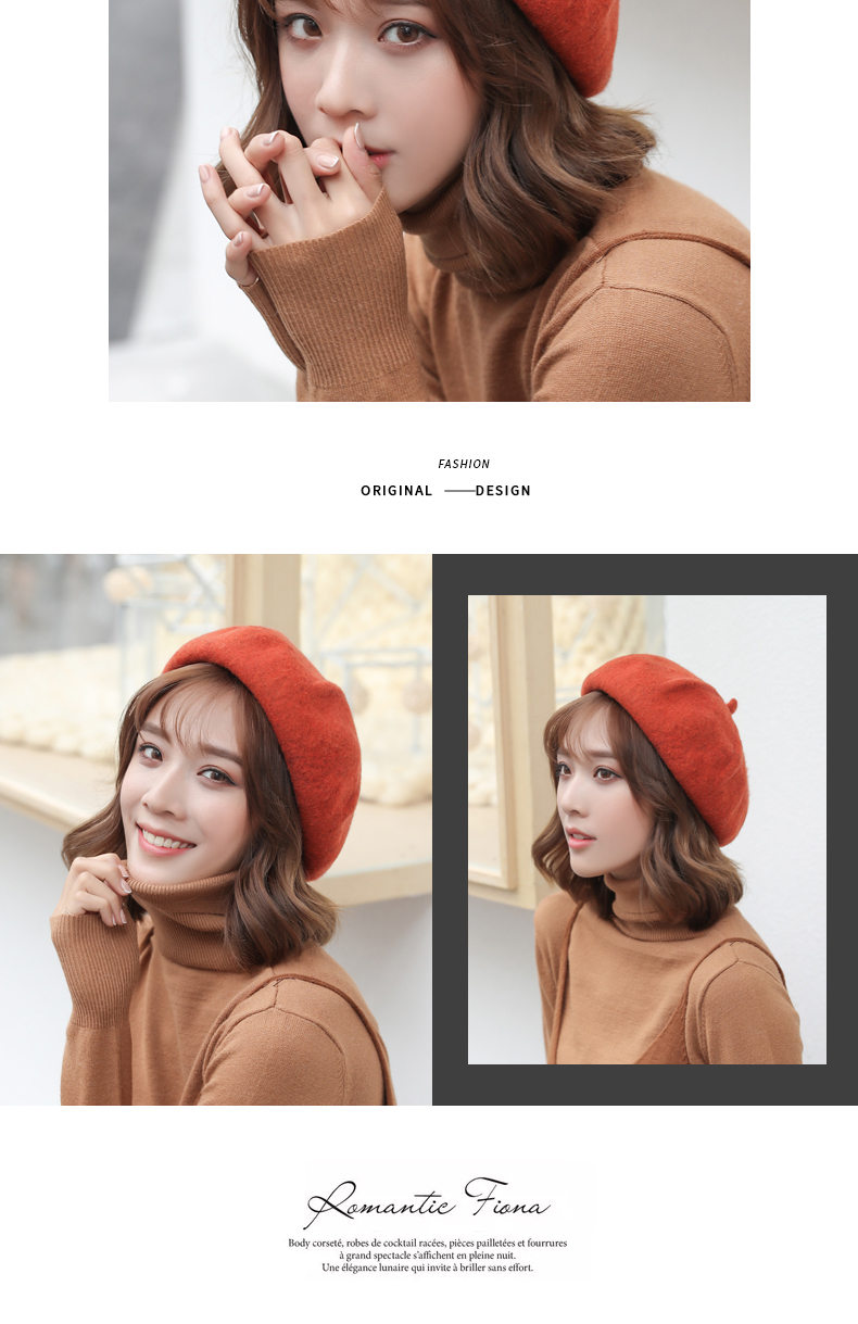 Chapeau pour femme en Melange de laine - Ref 3234474 Image 17