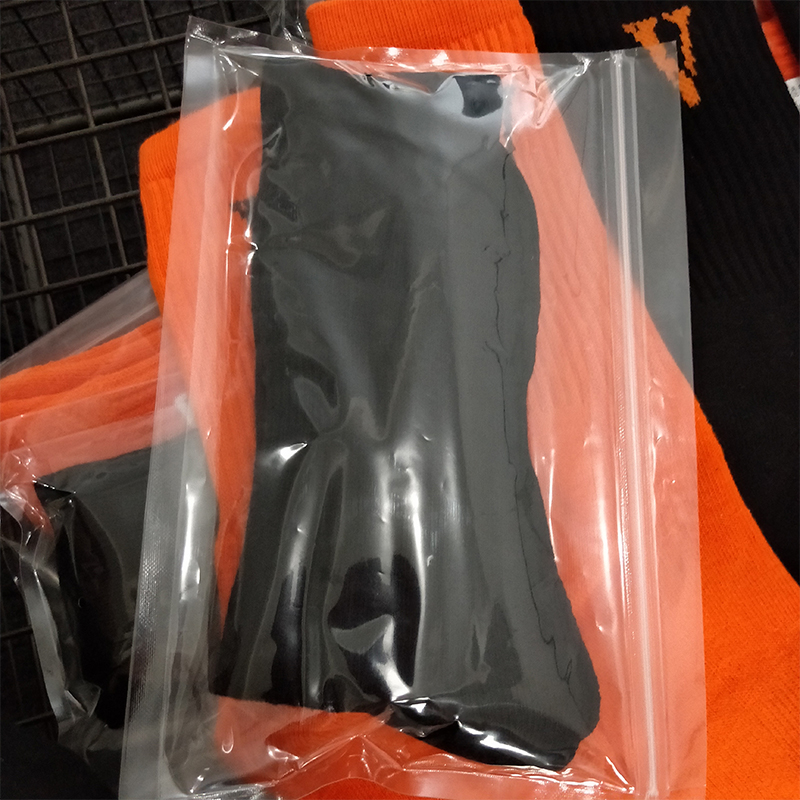 Vlone PopUp giới hạn màu đen cam hình chữ V cotton thể thao vớ ngắn nam và nữ đôi vớ trong vớ thủy triều tất dài