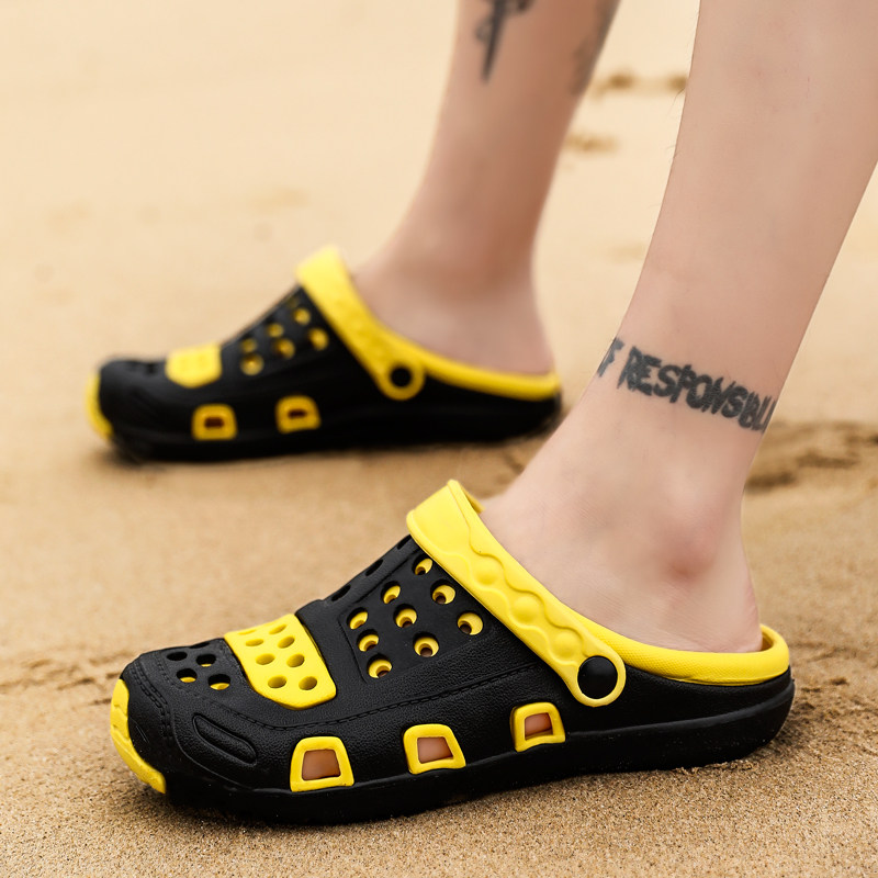 2022 Summer Slippers Men's Non-slip Fashion Exterior Wearing Sandals Sandals Beach Dongle Shoes Lovers Korean Version Women Two Wearing Sandals