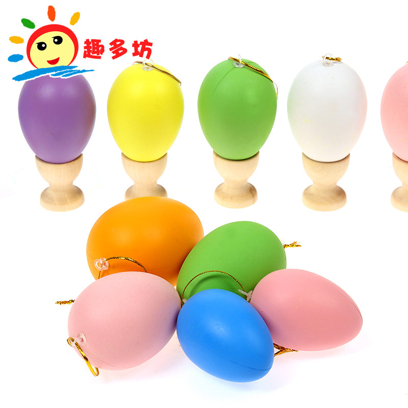 Easter Eggs Children Diy Hand Colored Painted Chicken Eggshell Toy Egg Nursery Emulation Hand Painting Painted Eggs
