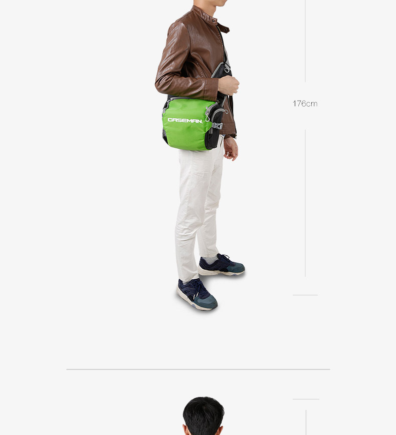 Caseman Cassman Túi Messenger AS03 Túi Thể Thao Ngoài Trời Máy Ảnh SLR Túi Máy Ảnh Bag Eo Bag Micro Túi Duy Nhất balo may anh