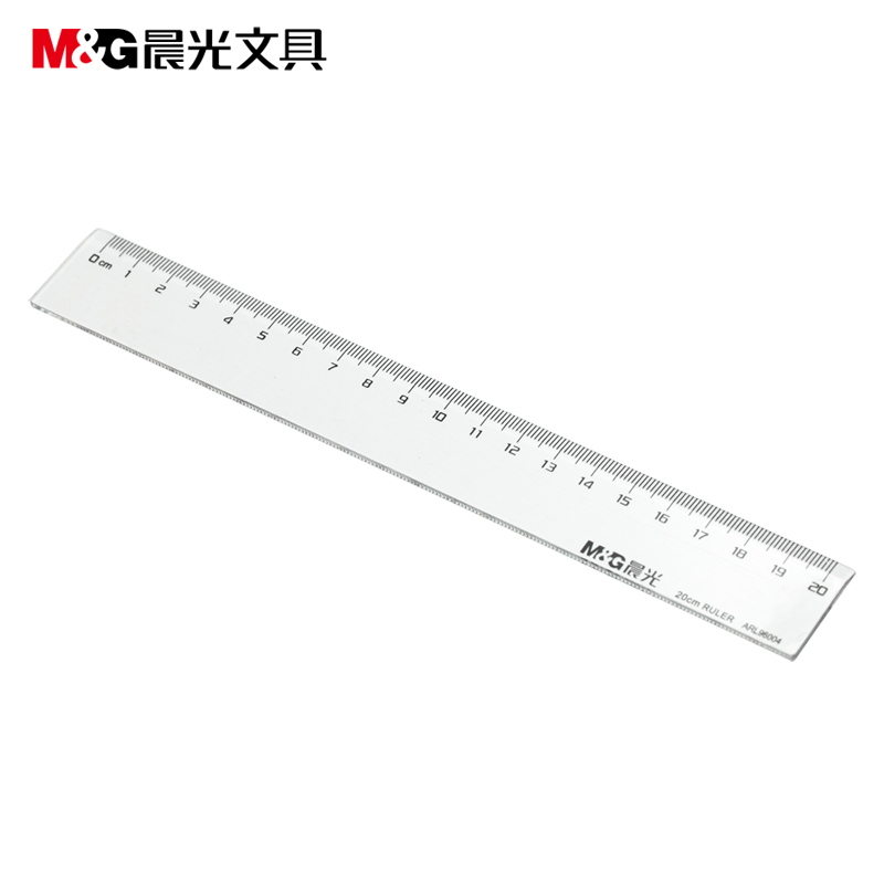 Morning light stationery ruler office type ruler 20cm drawing mapping tool Student drawing stationery ARL96004