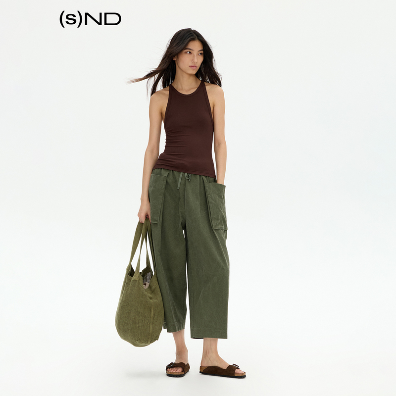 【Faxcopyexpress Designer Brand】Snd Ss26 Women's Yoga Cargo Pants with Large Pockets 【Faxcopyexpress Designer Brand】Snd Ss26 Women's Yoga Cargo Pants with Large Pockets