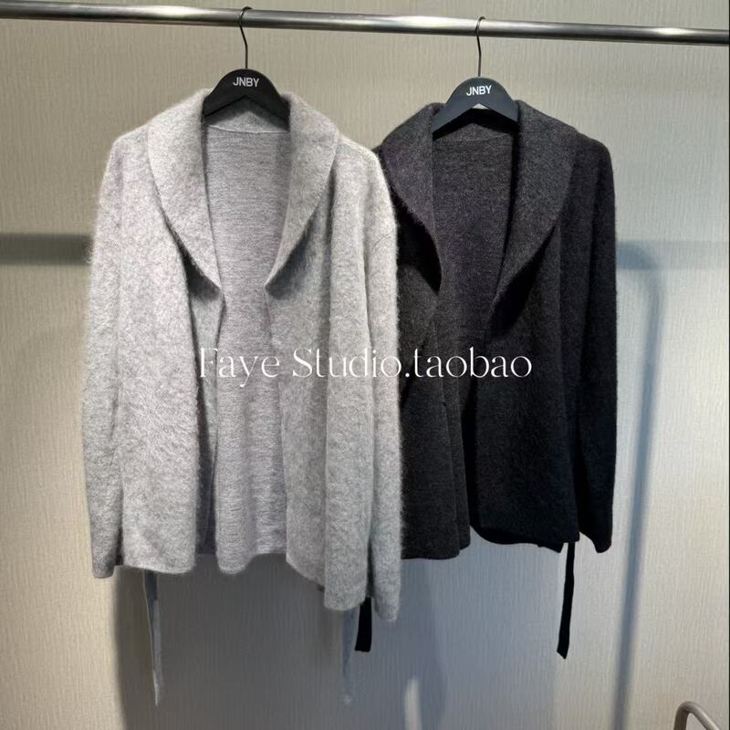 Jnby Jiangnan Clothing 2026 Winter Collection Authentic Sheep Wool Fleece Green Collar Sweater 5Q0314410 2795